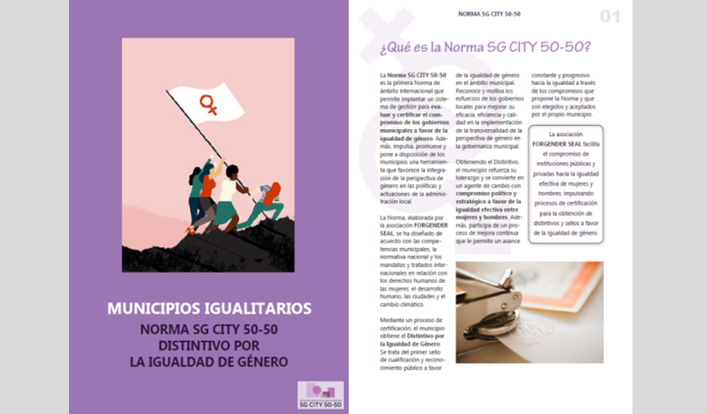 Municipios por la igualdad -Norma SG CITY 50-50