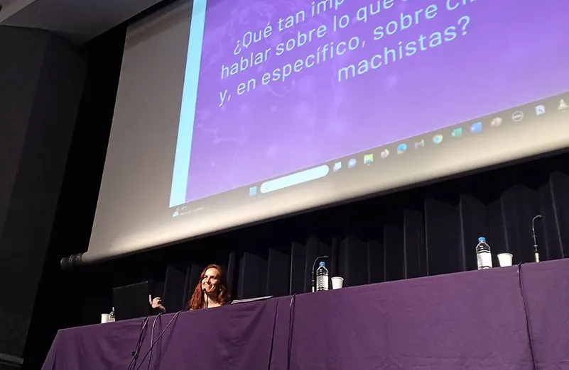 More than 300 people attended a conference on gender-based cyber-violence in Maspalomas