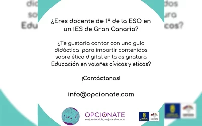 The promotion of cybercitizenship knocks on the door of the secondary schools of Gran Canaria